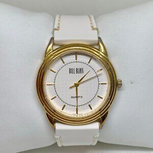 Bill Blass gold tone classic women’s vintage watch 35mm quartz analog running